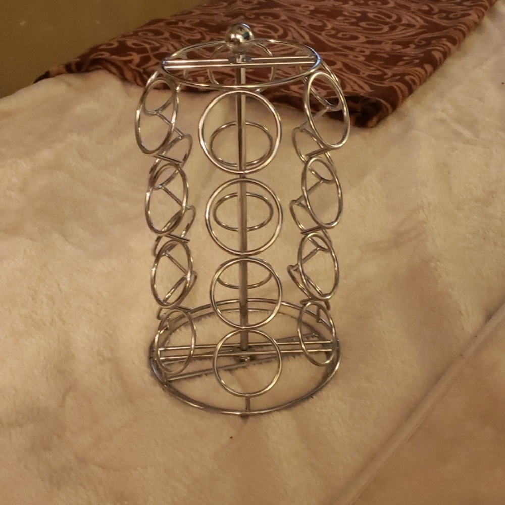 Keurig stainless steel rotating coffee holder